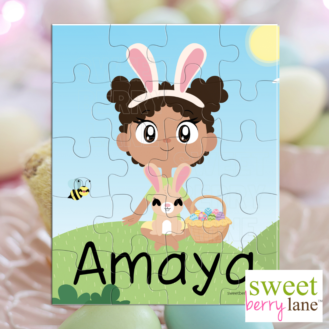 African American Easter Egg Puzzle Easter Gift for girls