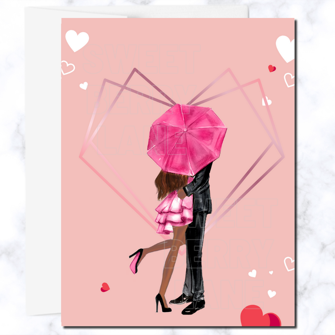 African American Valentine's Day Card, Black Love Valentine's Greeting Card
